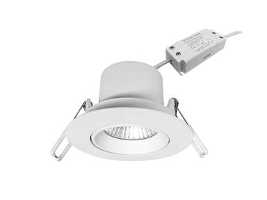 Aris Downlight White<br>11W 800lm CRI90 3000K 24°/ 36° driver outside